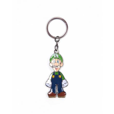 Difuzed Super Mario - Luigi With Movable Head Metal Keychain (KE534783NTN)