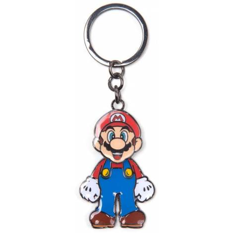 Difuzed Super Mario - Mario With Movable Head Metal Keychain (KE645205NTN)