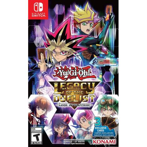 Yu-Gi-Oh! Legacy of the Duelist: Link Evolution (Nintendo Switch) & 3 Limited YuGiOh Cards
